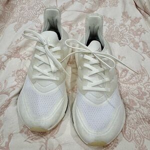 White Adidas Ultraboost Women’s Size 8